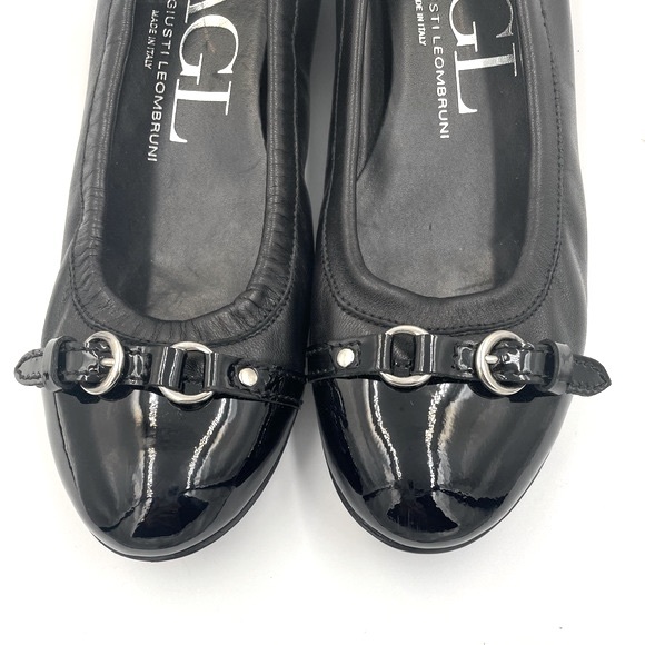 AGL Cap Toe Leather Ballet Flat- size 10.5 - Picture 6 of 11